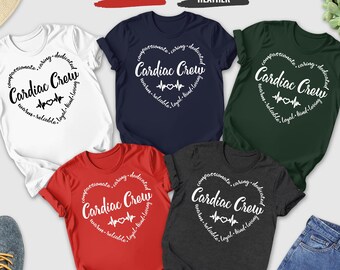 Cardiac Crew Shirt, Cardiac Nursing Gift, Cardiac Crew, Heart Flow Anatomy, CVICU Nurse Gift, CVICU Nurse Shirt, Cardiology Tee, Cardiac Tee