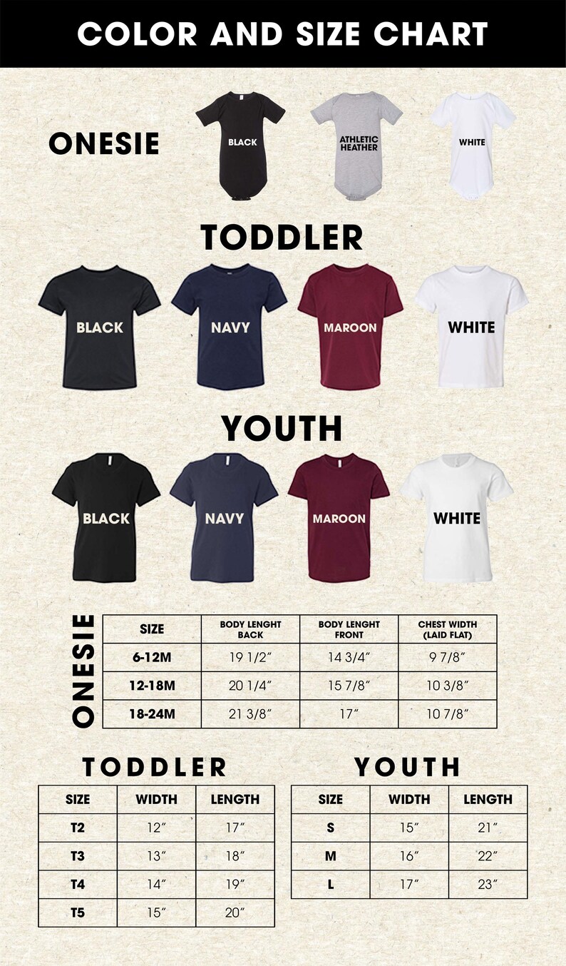 a poster with different types of shirts on it