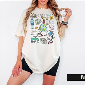 Camiseta Comfort Colors® del Día de la Tierra, Camiseta para amantes de la naturaleza, Camiseta Feliz Día de la Tierra, Camiseta ecológica, Camiseta para el cambio climático, Camiseta para amantes del planeta imagen 3