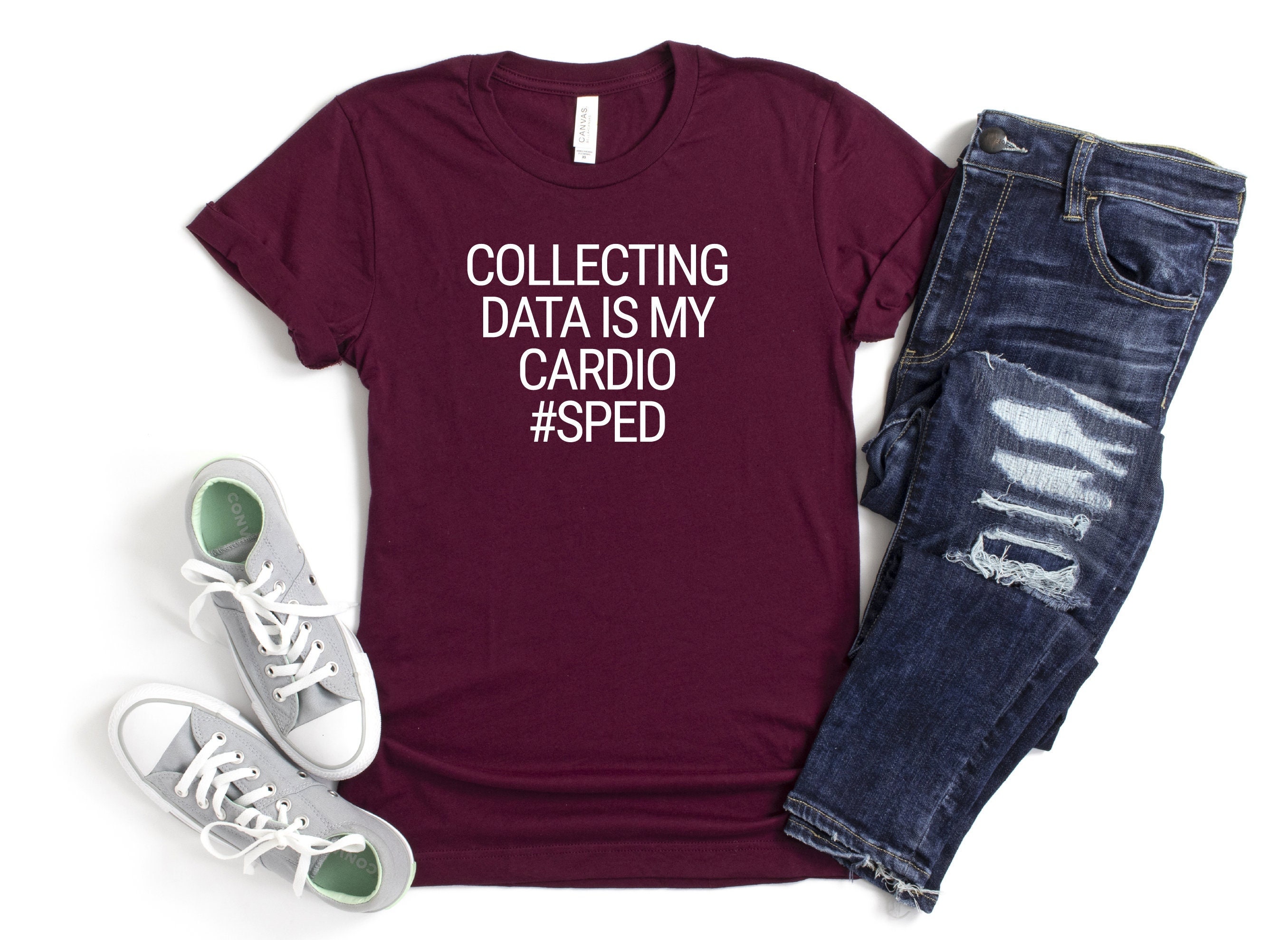 Collecting Data Gifts My Cardio Behavior Analyst Shirt BCBA Gifts