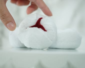 Felt Food Toys - Dim Sum BBQ Pork Buns (Cha Siu Bao 叉燒包), Pretend Food Play