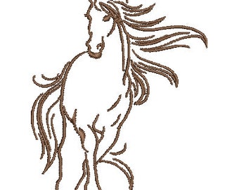 Horse Giddyup! - machine embroidery design file instant download