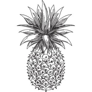 Ananas Handytasche/Handytasche/Handytasche mit Schultergurten und Clips - Stickdatei zum sofortigen Download