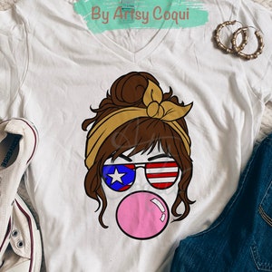 PR Flag Bubblegum Shades Layered SVG File, Puerto Rican SVG cut file for cricut