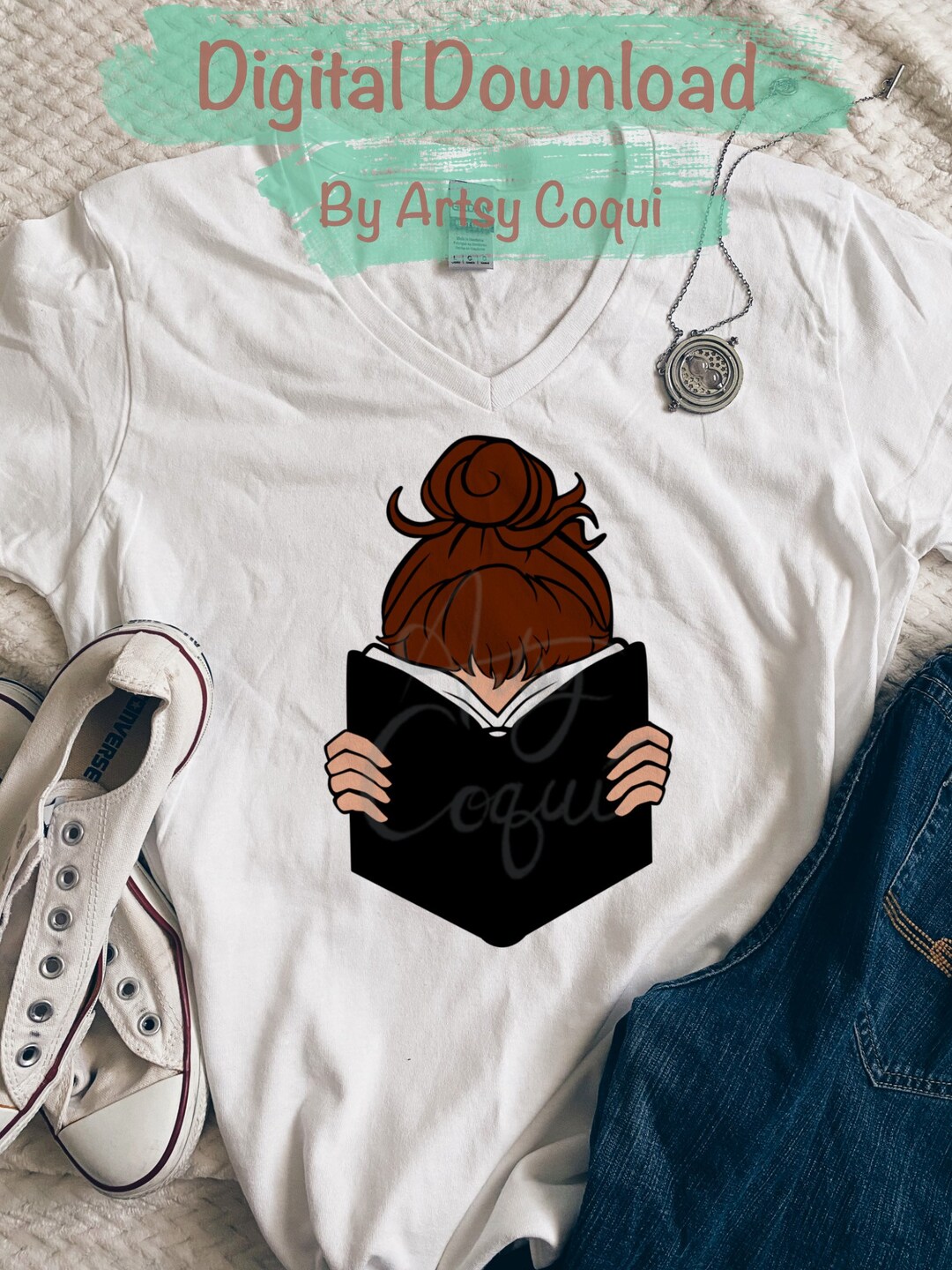Girl Bookworm SVG Cut File, Layered SVG Cut File for Cricut, Nose in ...