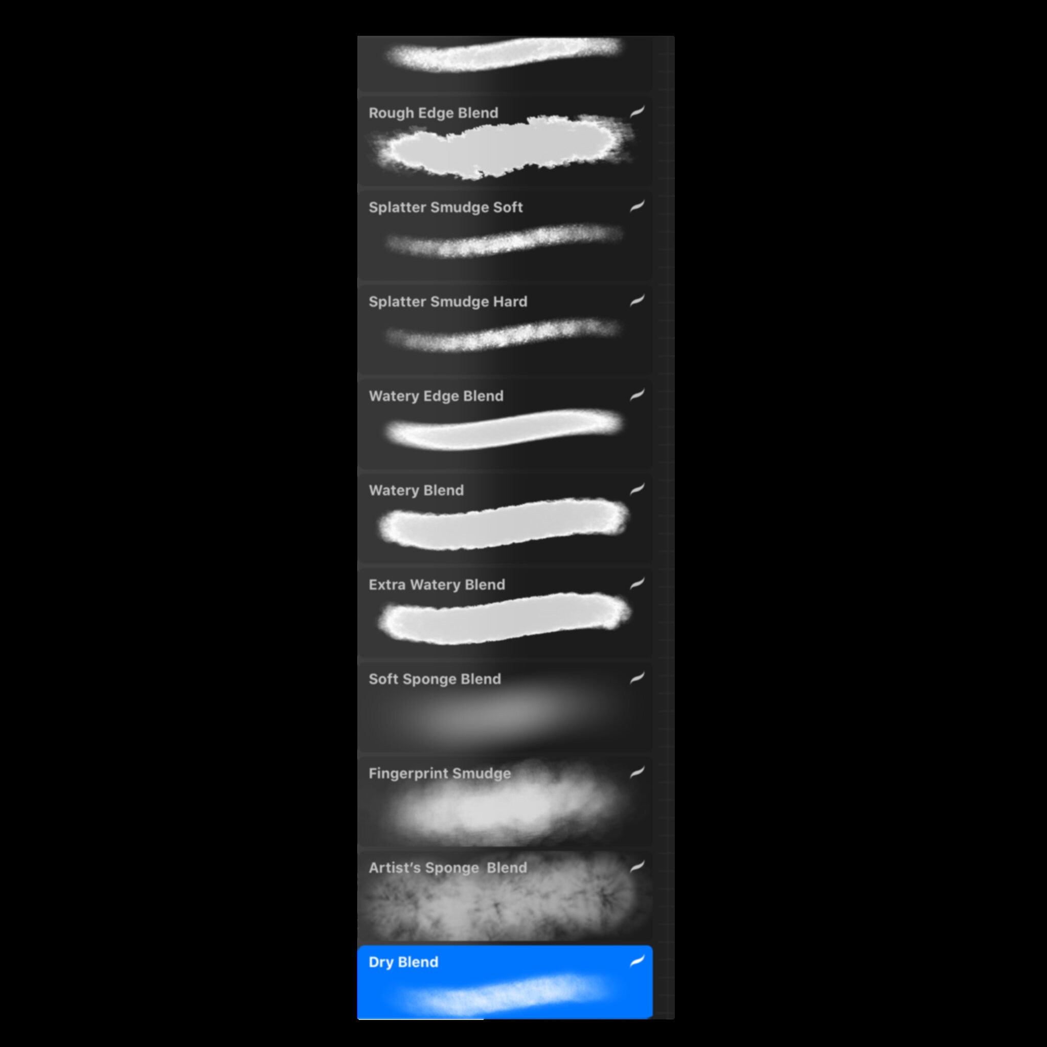 Smudge Blend Brushes for Procreate X 11 Instant Download Etsy UK