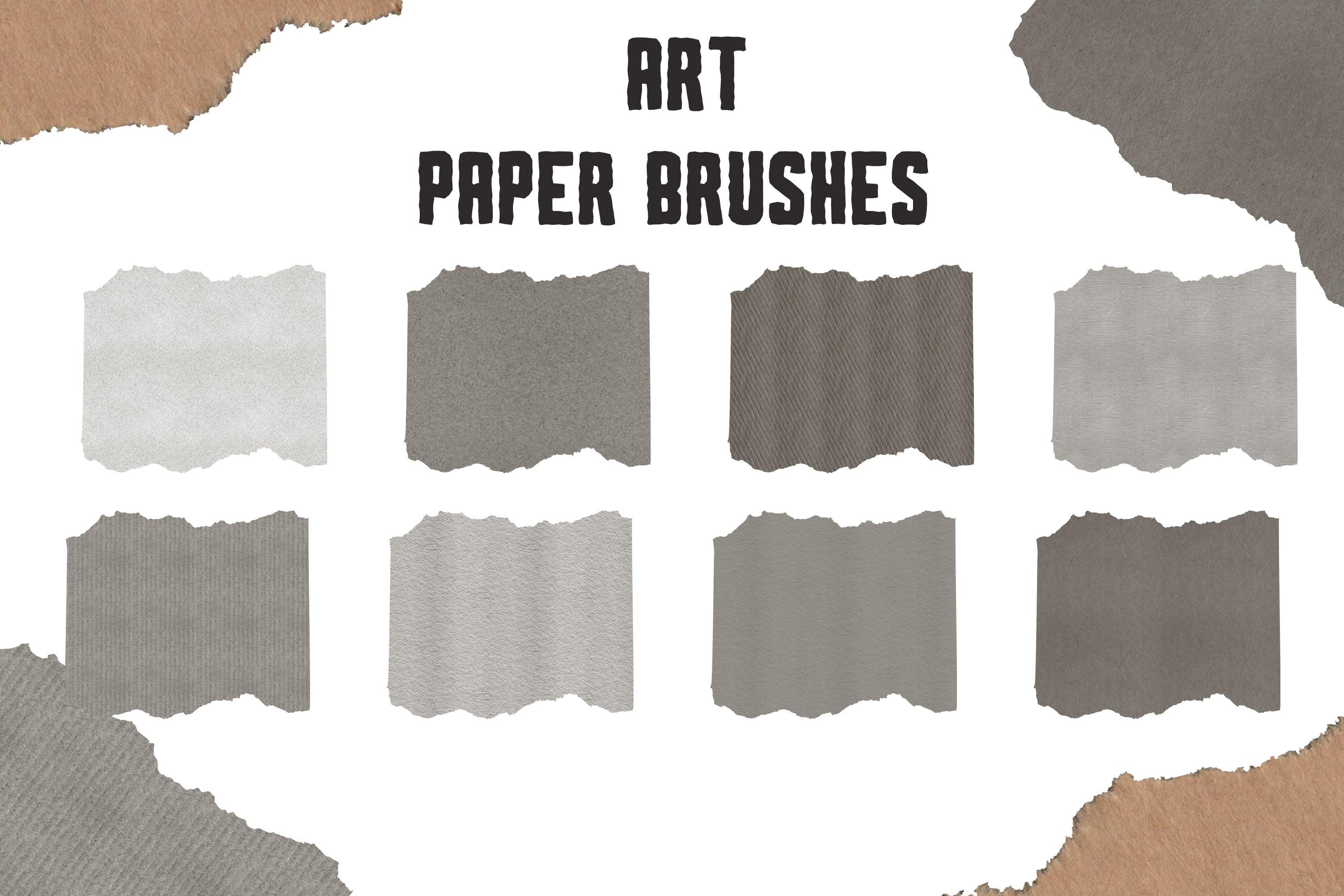 Art Paper Texture Brushes for Procreate -8 X Brushes- Sketch, Pastel ...