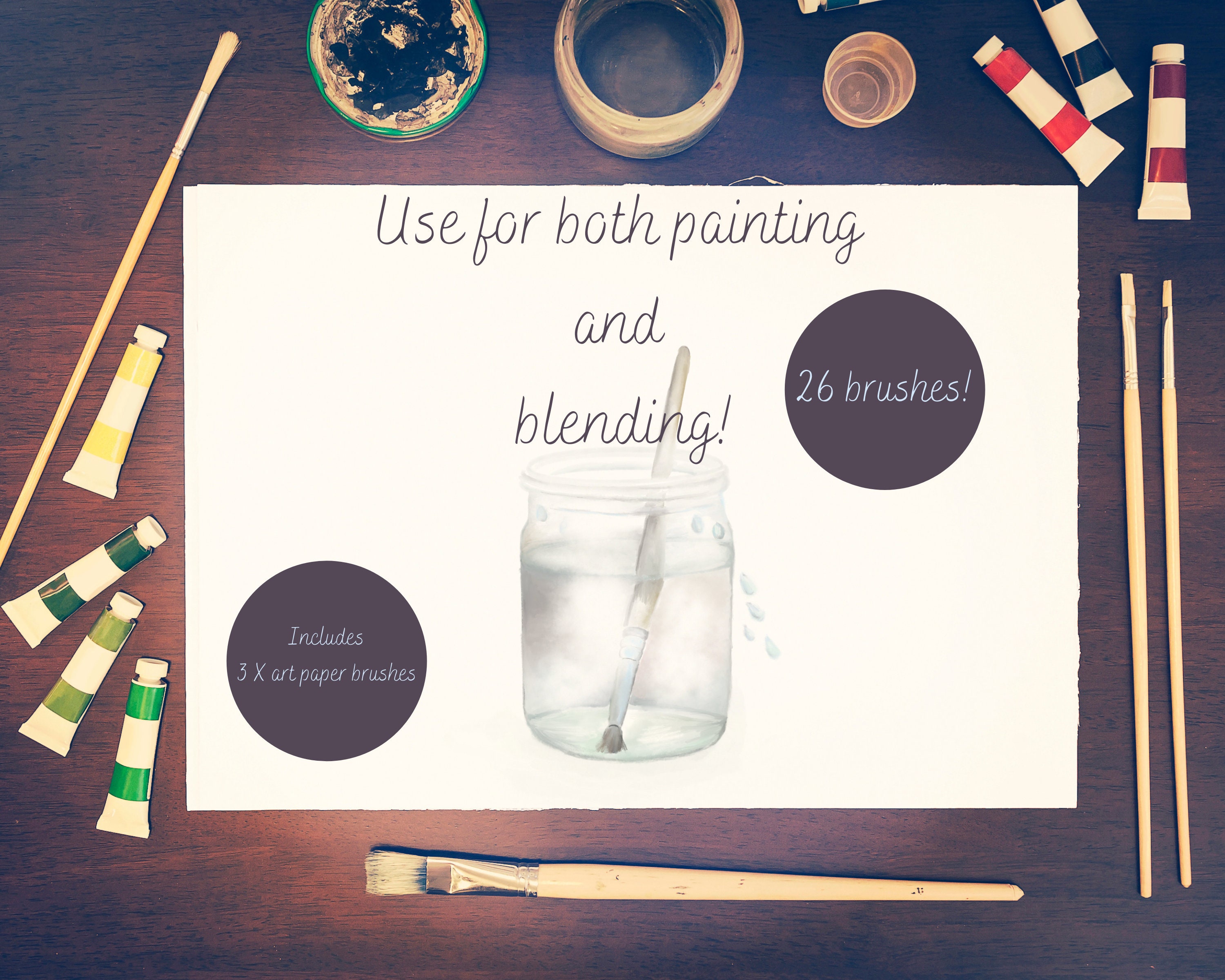 Watery Blending Brushes for Procreate X 26 Includes 3 Etsy