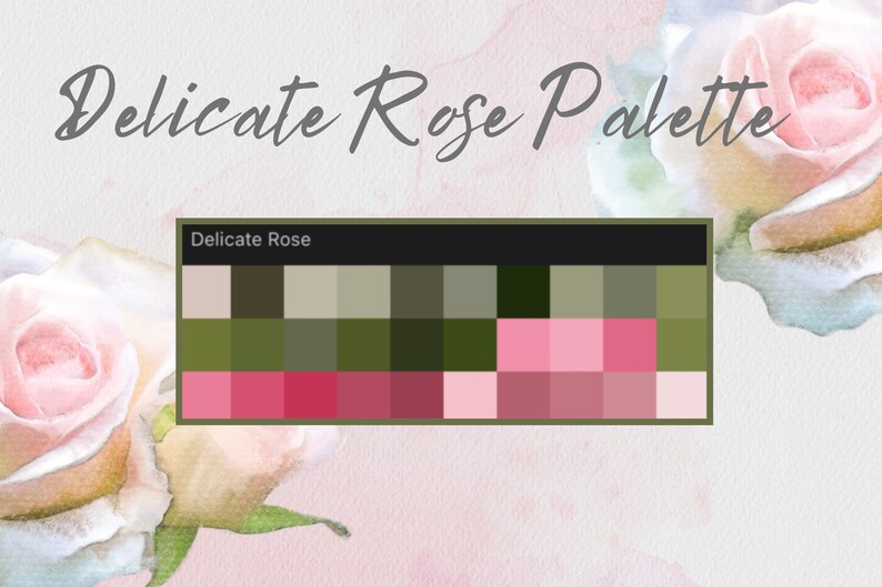 Procreate Coloured Pencil Roses Toolkit Brushes X 30 Etsy