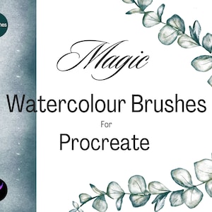 Magic Watercolour Brushes for Procreate  - 18X brushes  - Instant Download!