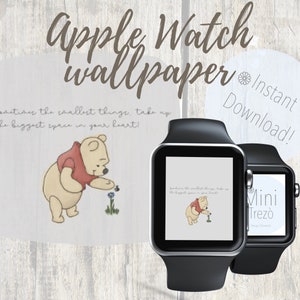 Inspiré par Winnie l’ourson - ours Apple Watch papier peint- 38-42mm - téléchargement instantané!