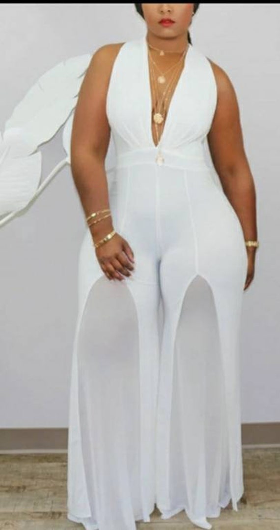 Prom jumpsuits plus size best sale