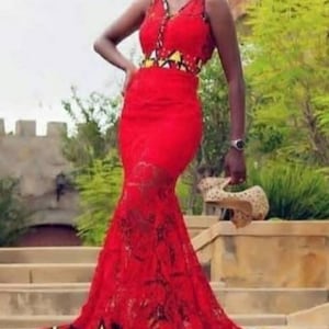 Handmade Ankara Maxi Dress: African Evening Gown