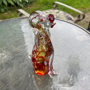 Murano glass dog - Etsy 日本