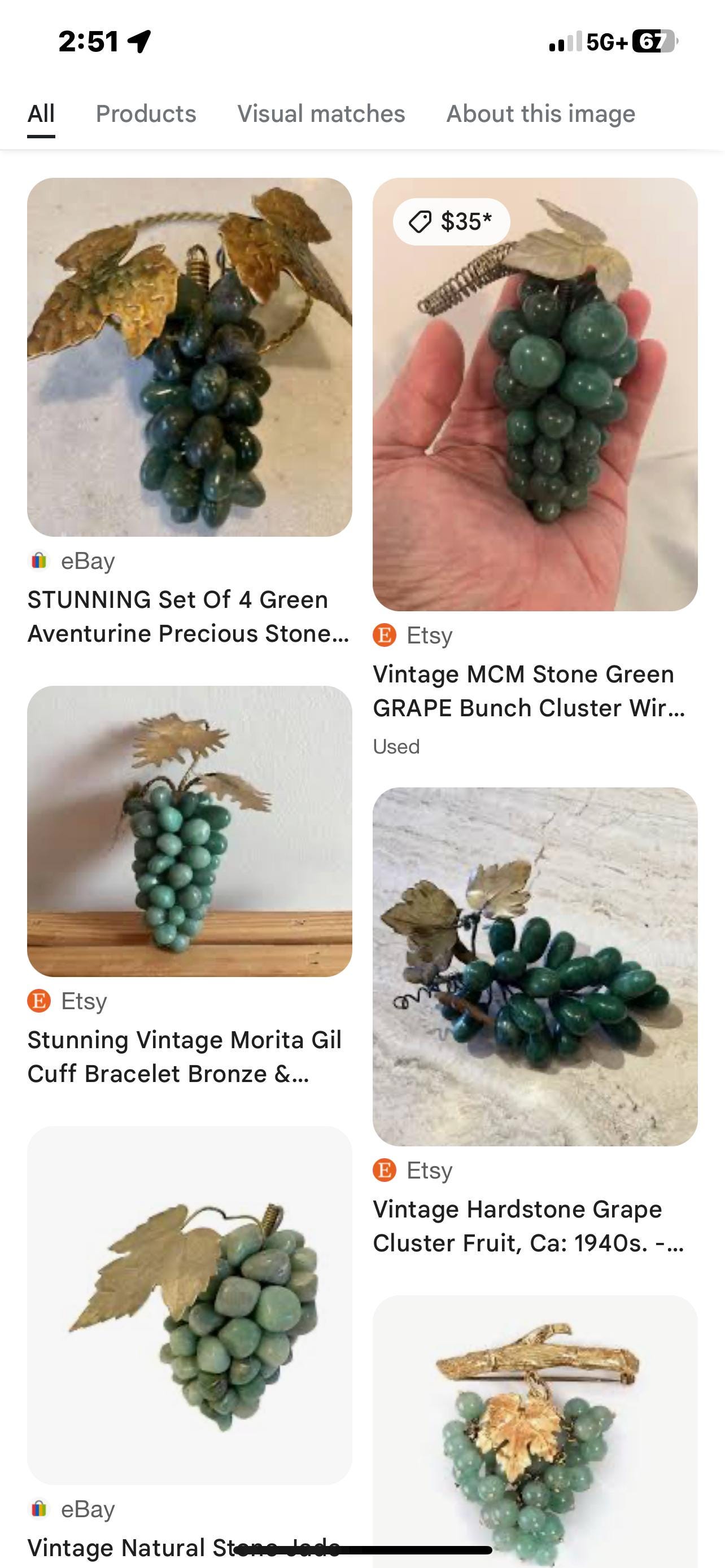 アベンチュリンのブドウの房 - Etsy 日本