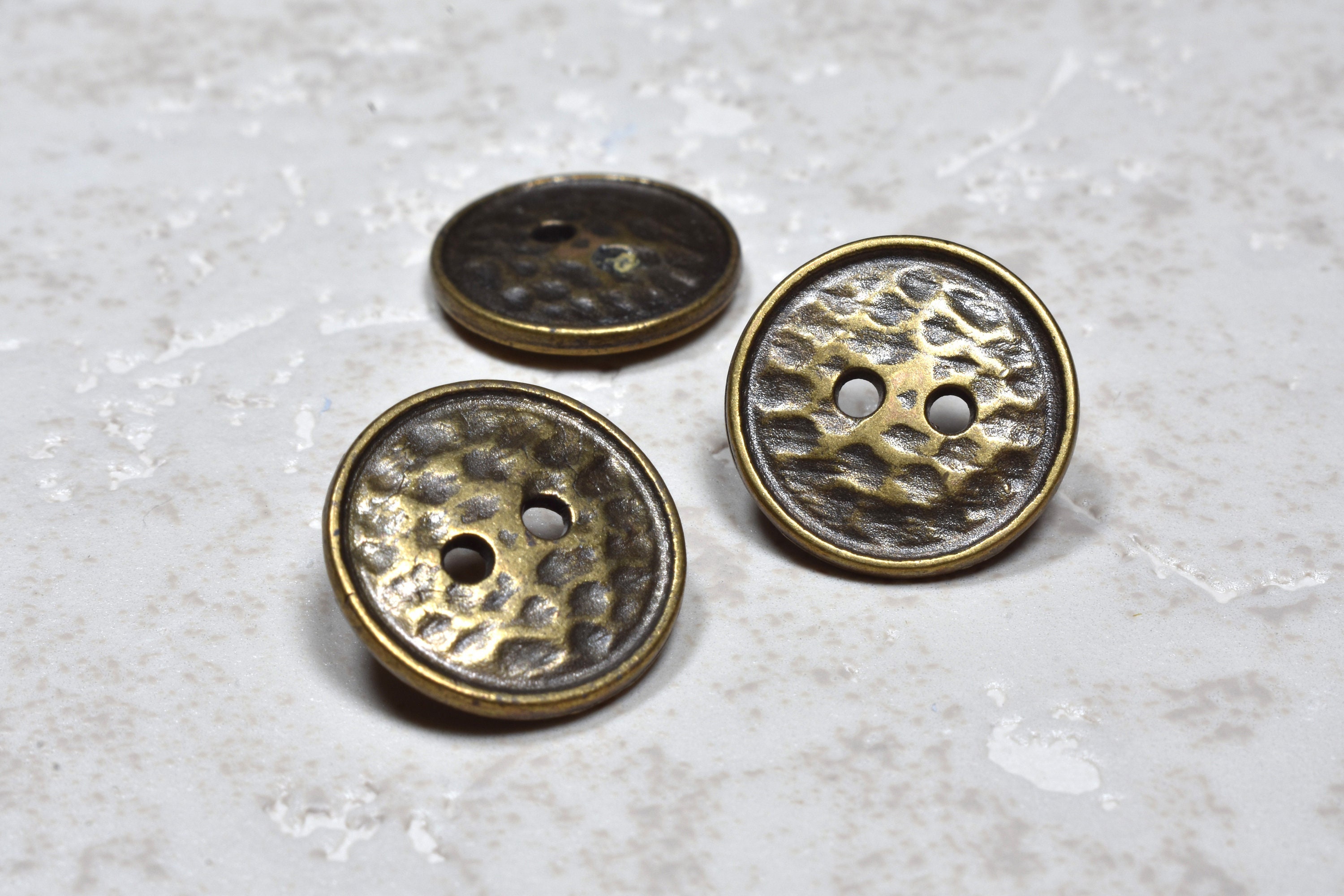  40 Pcs Gold Buttons for Blazer, Vintage Sewing Buttons for  Jeans Suits Sport Coat Uniform Jacket (15/18/20/25mm)