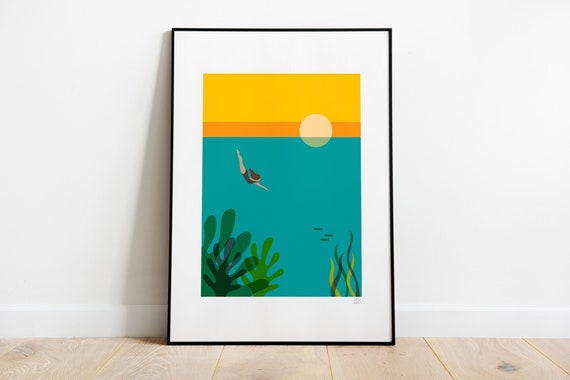 Dive print · Fine art quality