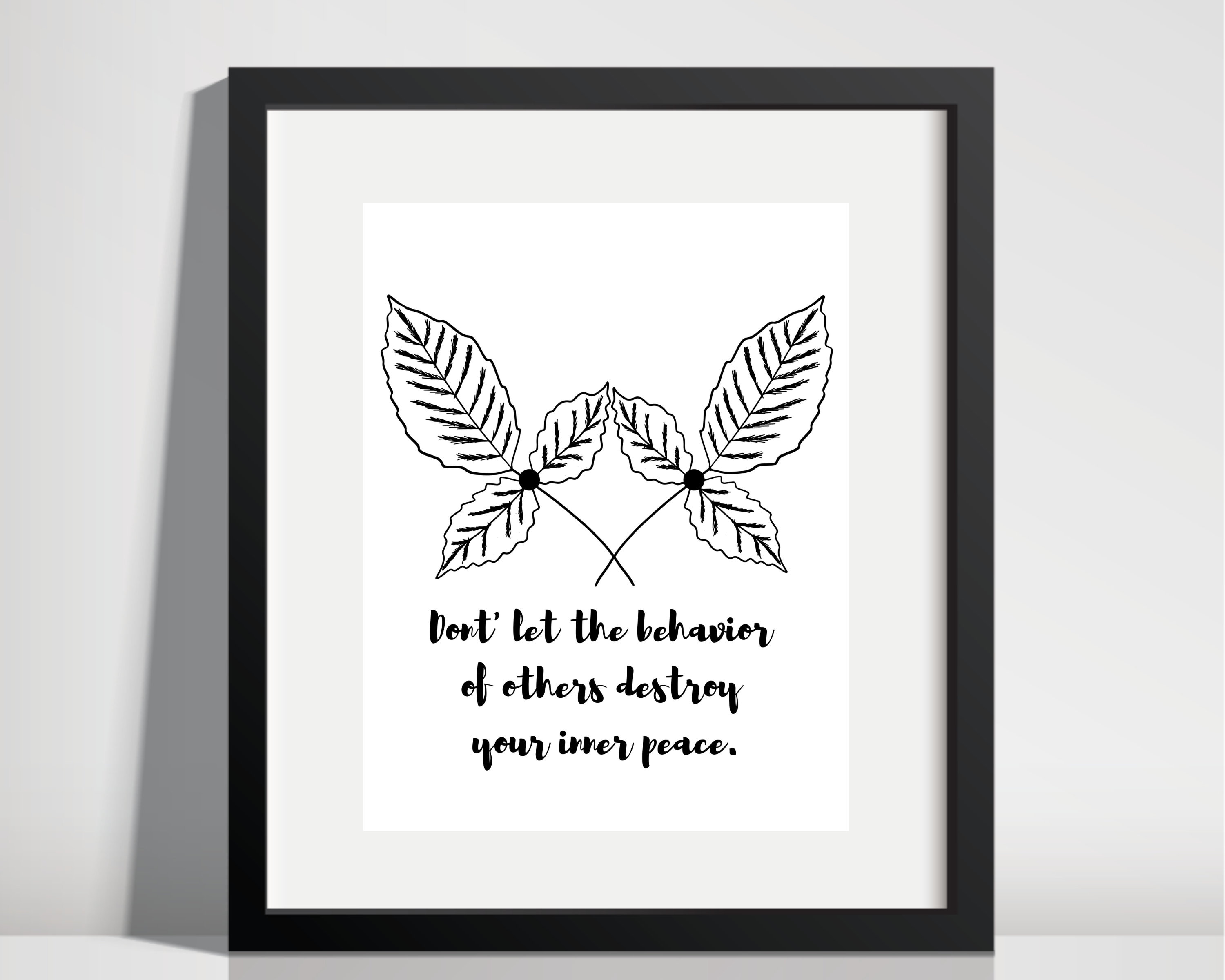 Inspirational Quote, Digital Download Print, Quote of the Day, 8x10 ...