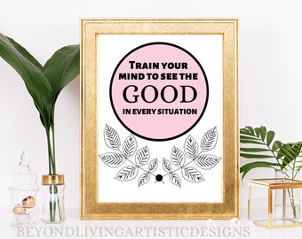 8x10 Inspiring Quote Art Print, Printable, Wall Art Print, Home Art Decor, Digital Download Print, Office Wall Art, Motivational Quote, Arts