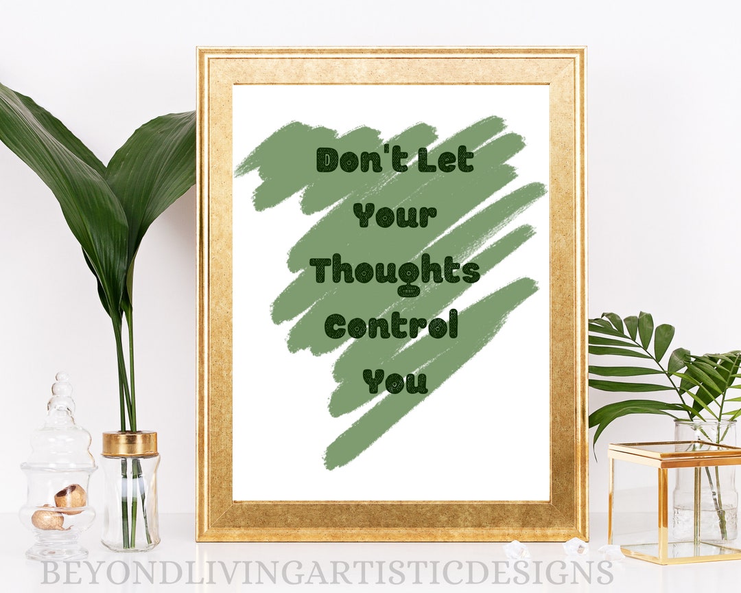 Motivational Quote Digital Art Print, Inspiring Phrase Printable ...