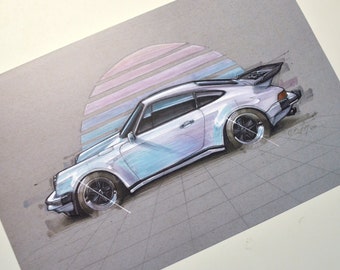 Porsche 911 Turbo (print)