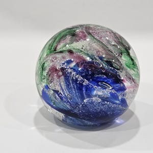 Galaxy 3&quot; Orb | Memorial Keepsakes | Cremated Keepsakes | artful ashes | Handmade Ashes in Glass |Colorful Glass | Cremated glasses