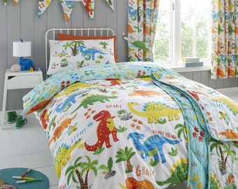 dinosaur bedding and curtain sets