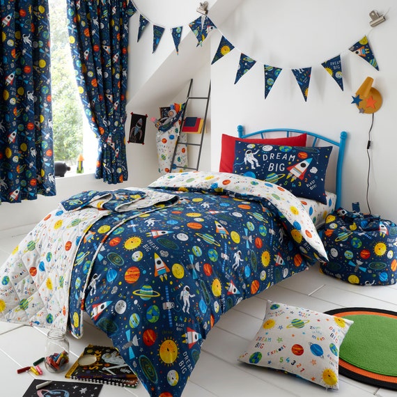 Kids space duvet cheap