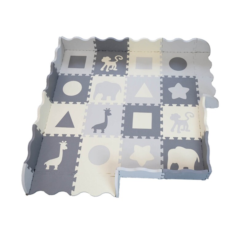 Soft Foam Baby Play Mat Interlocking Floor Tiles Extra Etsy