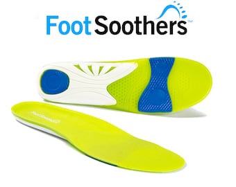 Sports Gel Insoles by FootSoothers® Green Scorpion