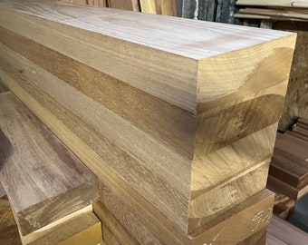 Iroko Hardwood Timber: Wide Beam Wood Blank - Custom Lengths