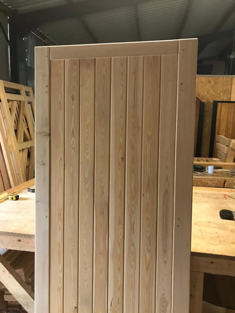 Wooden Gate Flat Top Gates Handmade Custom Made Gates Near Me New