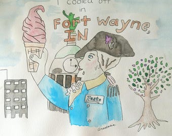 Me refresqué en Fort Wayne, Indiana