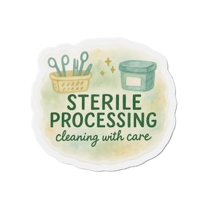 Magnete fustellato per lavorazione sterile / Adesivo per pulizia con cura