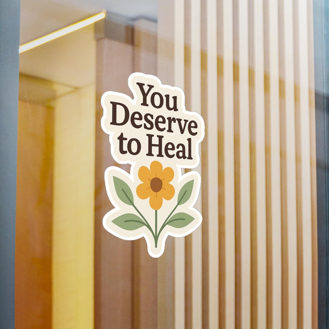 Vinyl Decal, Inspirational Mental Health Quote Sticker, Self Care Decal ...