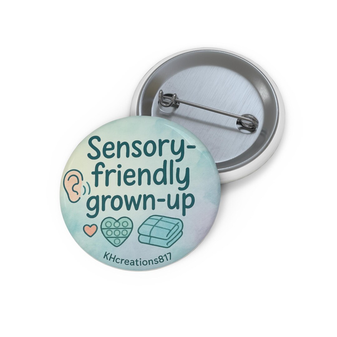 Pin Fidget Icon Sensory-friendly Grown-up Pin Button | Awareness, Fidget Icons - Etsy