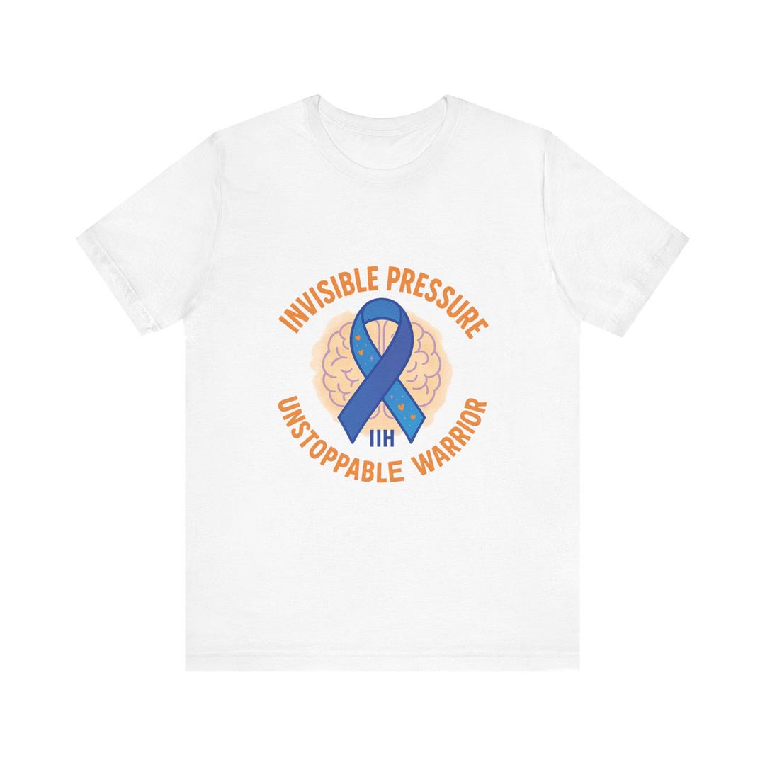 Iih Ribbon Color IIH Awareness Blue Ribbon T-shirt |invisible Pressure Unstoppable ...