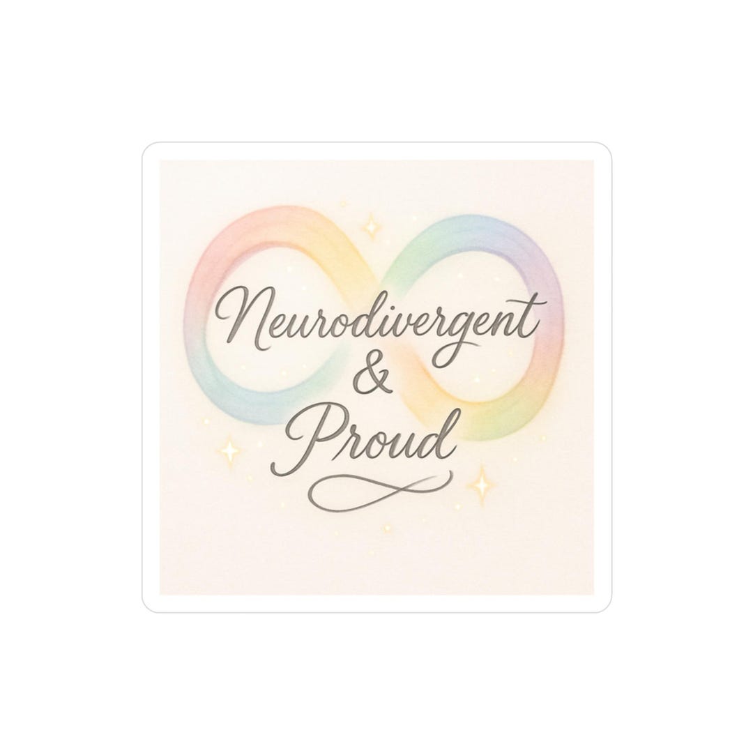 Neurodivergent Pride Vinyl Decal: Motivational LGBTQ+ Sticker - Etsy