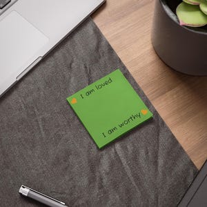 Affirmation Note Pads, Self-Love Sticky Notes, Motivation Stationery, Gift for Friends, Inspirational Post-its