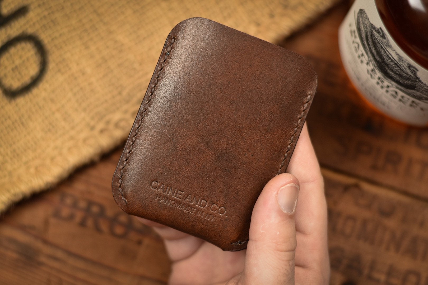  URAQT Credit Card Holder Wallet, Minimalist Leather