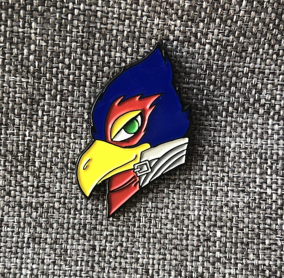 Falco Lombardi Soft Enamel Pin 1 inch