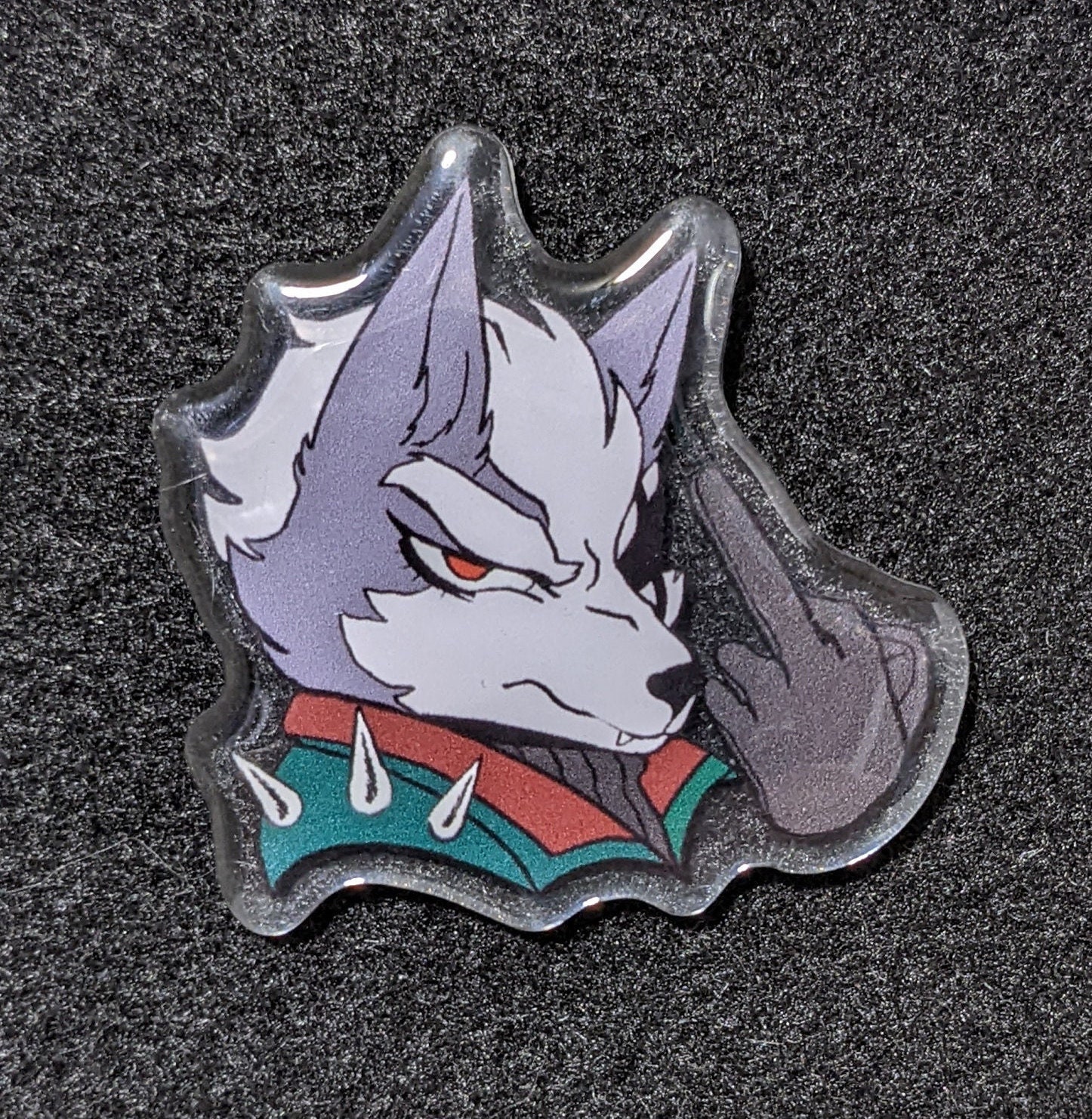 Wolf O'donnell Acrylic Pin - Etsy