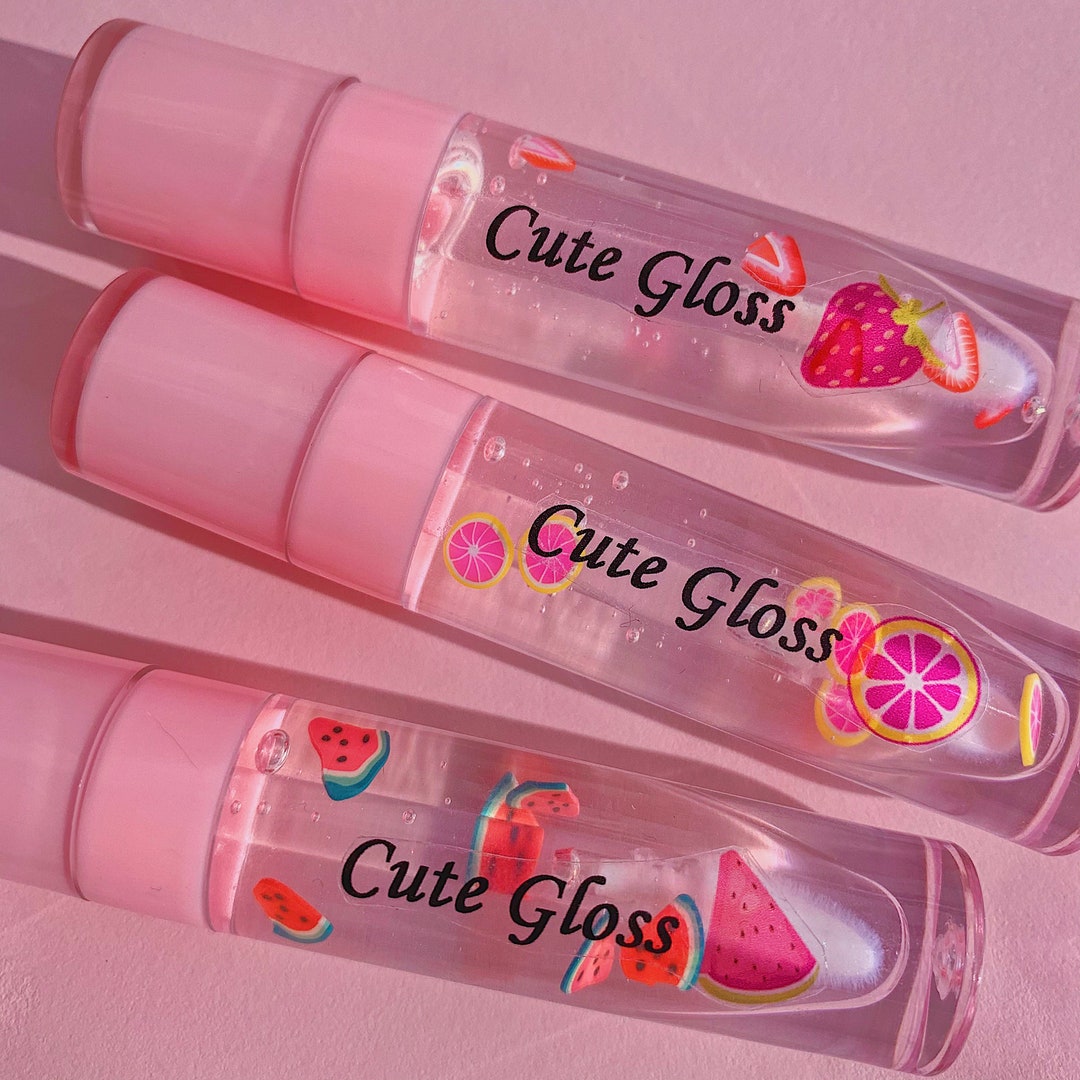 FRUIT GLOSS TRIO Clear Lip-gloss Natural Gift Set 