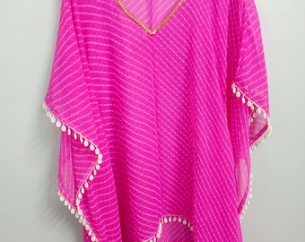 Georgette Kaftan Sharara Dress Indian Designer Party Wear