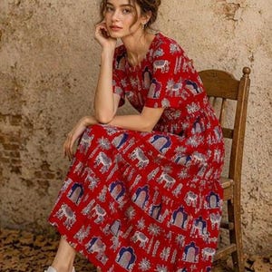 Ethnic Smock Dress - Etsy