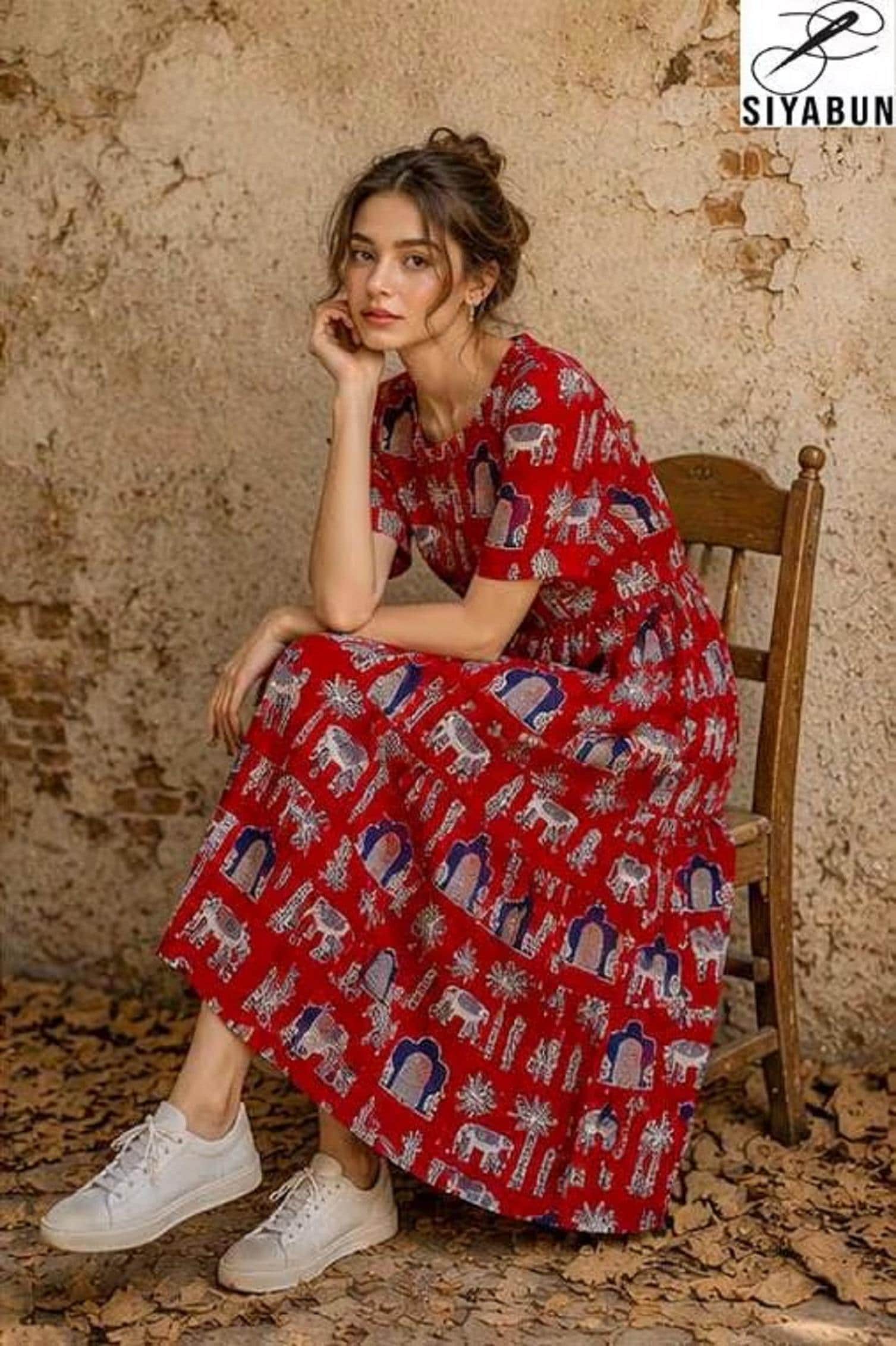 Ethnic Smock Dress - Etsy