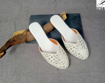 Rajasthani Ethnic Shoes Party Wear Indian Punjabi Jutti For Women