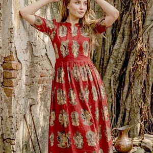 Red Ethnic Midi Dress, Traditional Indian Print Dress, Cotton Boho Dress, Casual Festive Wear Unique Face Print Dress
kalamkari dress
indian midi dress
red cotton dress
boho dress women
ethnic dress india
printed midi dress
summer cotton dress
bohemian outfit
handmade dress
festival dress women
casual ethnic wear
indo western dress
unique print dress
kalamkari dress
red midi dress
boho dress
cotton dress
ethnic dress
summer dress
indo western
printed dress
handmade dress
women dress
unique print