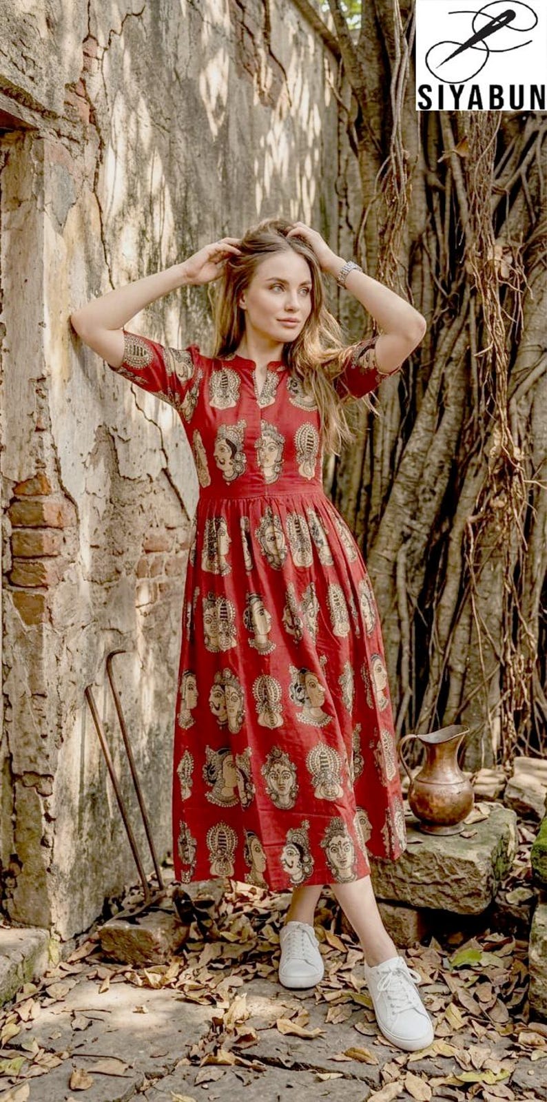 Red Ethnic Midi Dress, Traditional Indian Print Dress, Cotton Boho Dress, Casual Festive Wear Unique Face Print Dress
kalamkari dress
indian midi dress
red cotton dress
boho dress women
ethnic dress india
printed midi dress
summer cotton dress
bohemian outfit
handmade dress
festival dress women
casual ethnic wear
indo western dress
unique print dress
kalamkari dress
red midi dress
boho dress
cotton dress
ethnic dress
summer dress
indo western
printed dress
handmade dress
women dress
unique print