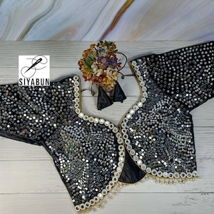 Blusa india con espejo hecho a mano